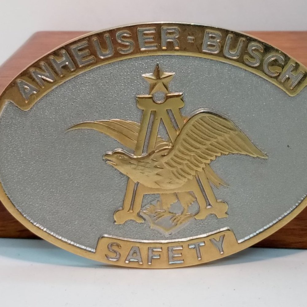 Anheuser Busch Safety Belt Buckle